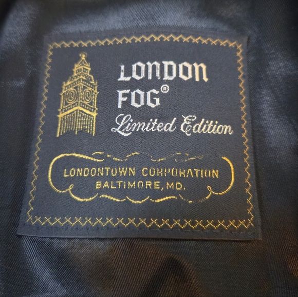 40L Vintage London Fog Limited Edition Overcoat Micro-Houndstooth Made in USA - Picture 4 of 16